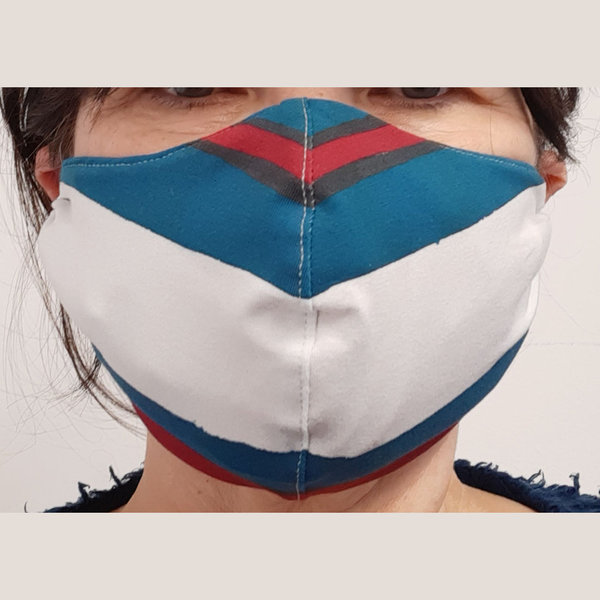 "Mund-und Nasen-Maske" Bio-Baumwolle einlagig 8 g